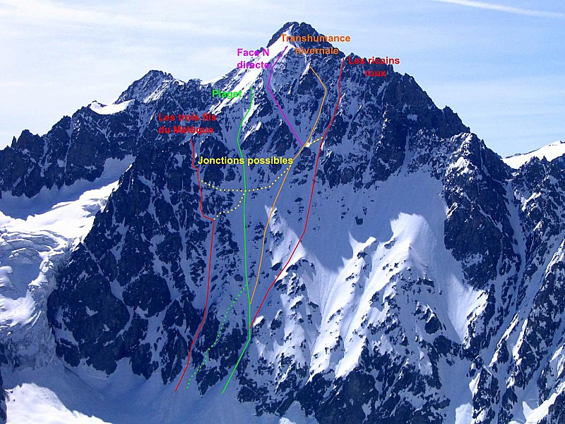 Agneaux – Piaget, trois Fils du Métèque, transhumance hivernale à ski