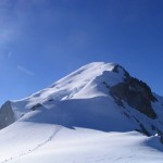 L'arête des Bosses au Mont Blanc