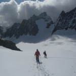 Roche Faurio - retour sur le glacier