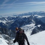 Mont Blanc par les Trois Monts - A quelques encablures du sommet, dans le mur de côte