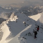 Ski de randonnée - Côte Belle - L'assaut sommital