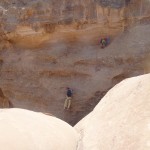 Traversée Jebel Rum - Le passage pour franchir le 2ème grand Siq