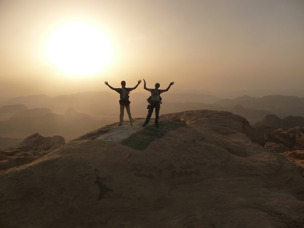 Traversée S-N du Jebel Rum – Jour 1