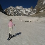 Ski Glacier noir - Le front du Glacier