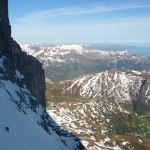 Eiger - Le grand névé avant le fer à repasser