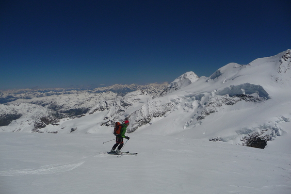 Piz Bernina à ski