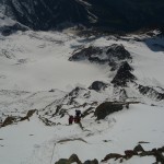Mont Blanc - Voie normale - Non loin du refuge du Goûter