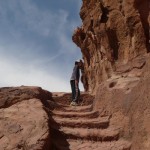 Petra - Les escaliers Nabatéens comme il y en a de partout!