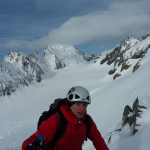 Edson sort au Col du Glacier Blanc