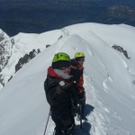Mont-Blanc - Sur l'arête des Bosses