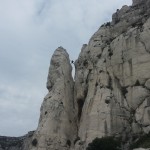 Escalade Calanques - Grimpeur dans le pas des Marseillais