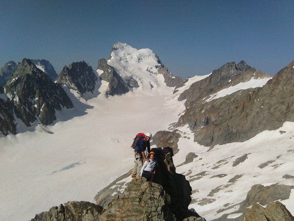 Pic du Glacier Blanc - Arête Sud - Dernier gendarme