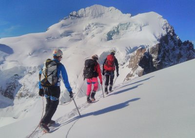 Stage initiation alpinisme - A la descente