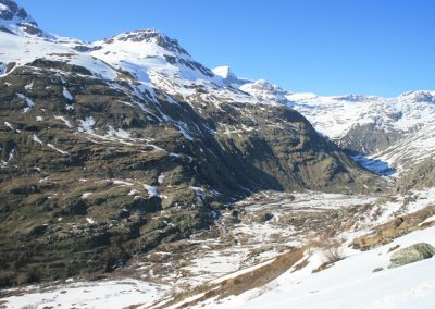 Raid ski Haute Maurienne - Vue sur l'Ecot