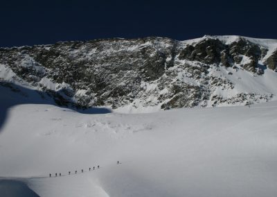 Raid ski Haute Maurienne - Ptit groupe vers l'Albaron