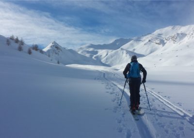 Initiation ski de randonnée - tête du Crachet - En route