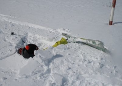 Ski de randonnée Pelvoux - Quelques changement de neige un peu fourbes!