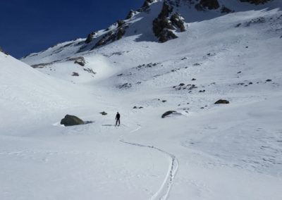 Ski rando Ceillac - Pas du Curé - Du ski tranquille