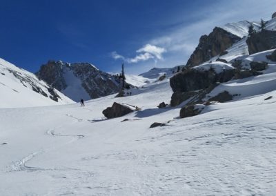 Ski rando Ceillac - Pas du Curé - Du ski tranquille dans le vallon