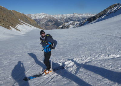 Raid ski randonnée Cerces - Romain dit le "cutter"!