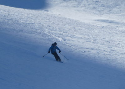 Raid ski randonnée Cerces - Laurent dans le vallon du Crouzet