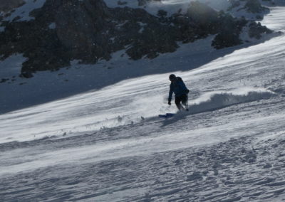 Raid ski randonnée Cerces - Popow dans le vent