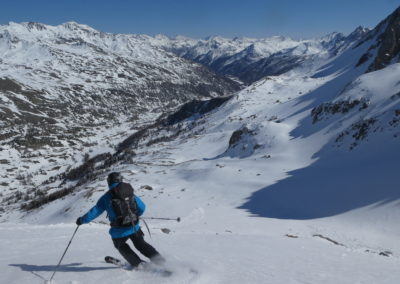 Raid ski randonnée Cerces - Lolo, testeur de moquette