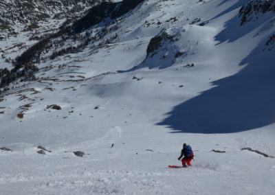 Raid ski randonnée Cerces - Antoine à la moquette