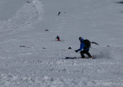 Raid ski randonnée Cerces - Moquette en bande