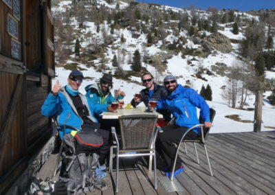 Raid ski randonnée Cerces - Bière finish!