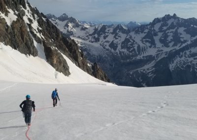 Traversée du Pelvoux - Glacier des Violettes