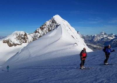 Ski d'été Mont Rose - Ombres filantes