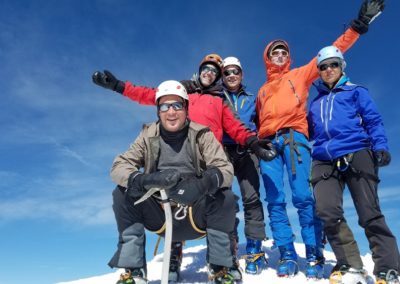 Ski d'été Mont Rose - Au sommet de la Zumstein