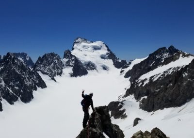 Arête sud Glacier Blanc - La grande classe