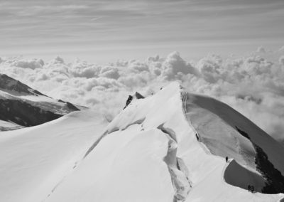 La belle arête de Castor, 4000m du Mont Rose