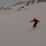 Ski de randonnée - Côte Belle - Damien envoie le beefsteack
