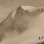Roche Faurio - Alpinistes dans les brumes