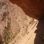 Wadi Rum - Inshallah factor - A la sortie du premier crux en première longueur