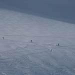 La Grave - Skieurs sur le Glacier de la Girose