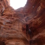 Descente Khazali canyon - Pas de retraite possible!