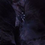 Descente Khazali canyon - sortie de l'étroiture à la nuit!
