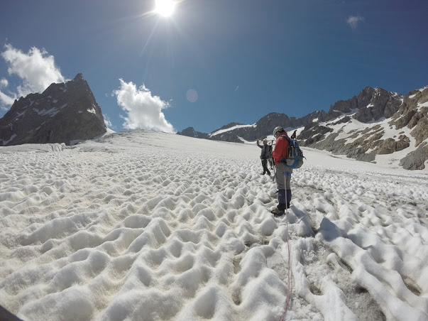 Initiation alpinisme - Ecole de glace, formes marrantes