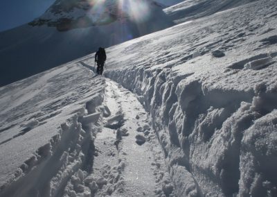 Raid ski Haute Maurienne - Trace profonde