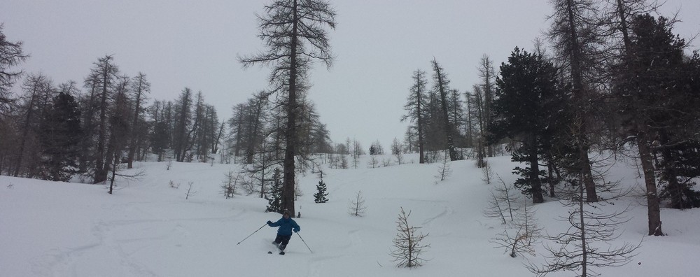 Ski de randonnée - Maloqueste - Karl au travail