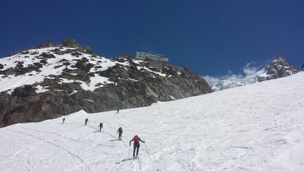 Mont-Blanc - Ski - La jonction