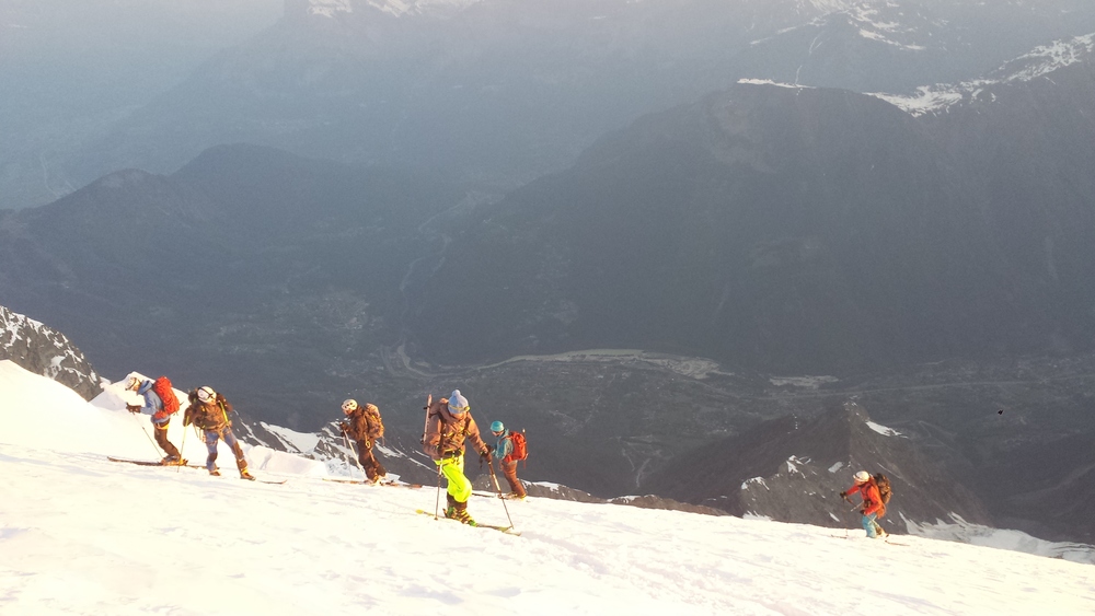 Mont-Blanc - Ski - Contrastes
