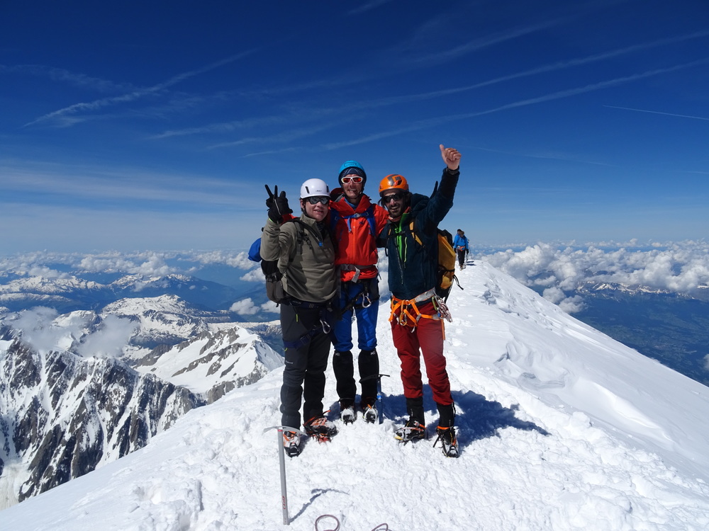 Mont-Blanc - Aymeric et Jb au sommet