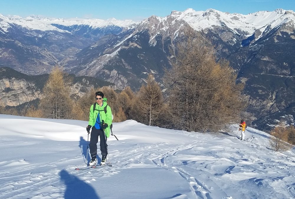 Col de Tramouillon - Ski de rando - L'arrivée au Col