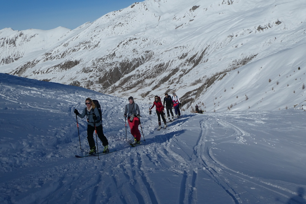 Ski rando initiation - Pic Traversier - A la montée