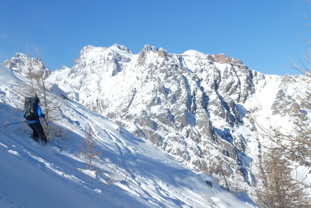 Crête de Reychard - Pas mal le fond pour skier!